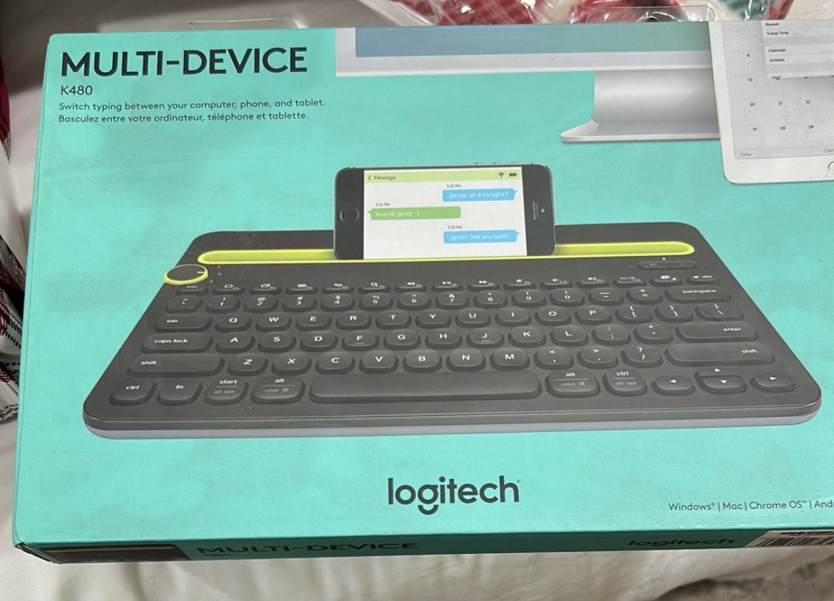 Logitech - K480 Wireless Multi-Device Keyboard