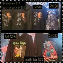 Shirts and bag
