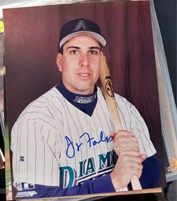 Jorge Fábregas Autographed 8x10 Arizona Diamondbacks Photo