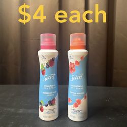 Secret Dry Spray Deodorant 4.1oz