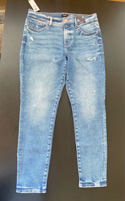 Express Distressed Light Wash Jeans (12)