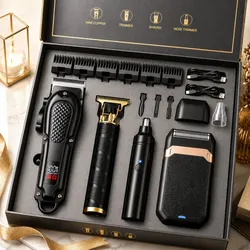 BLUTOOL Rechargeable Electric Grooming Kit LCD Battery Display
