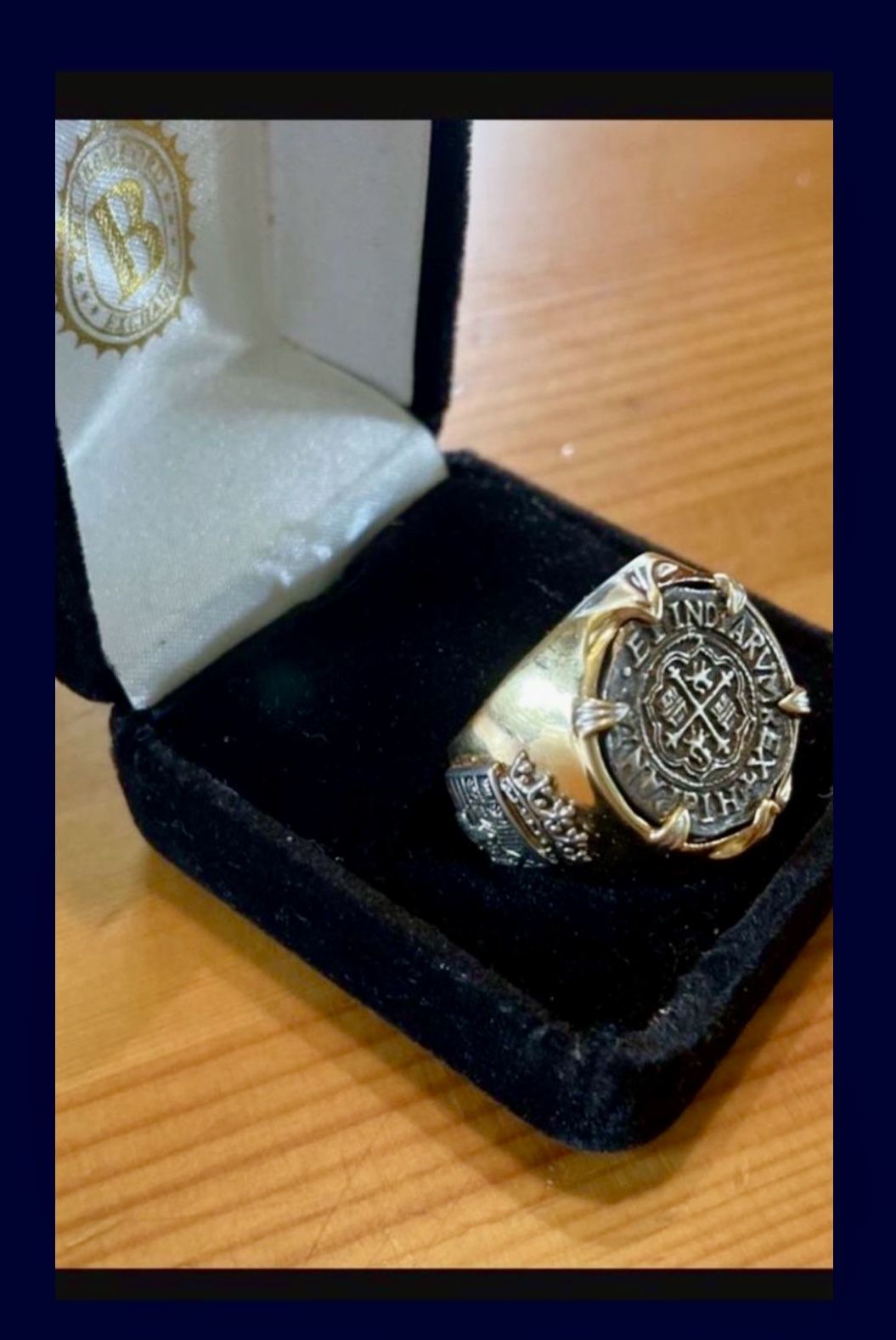 Bradford Exchange Sao Jose 1622 Shipwreck Inspired Ring