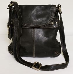 Fossil Leather Crossbody 10" H 10" W
