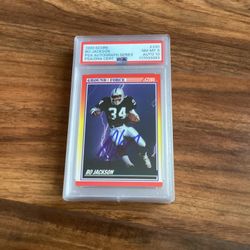 Autographed Bo Jackson PSA Graded Card