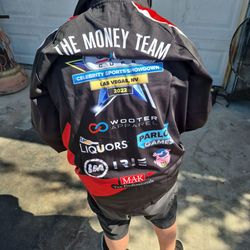 One of one cash only jacket and pants. FLOYED "MONEY" MAYWEATHER WORN