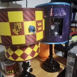 Harry Potter And Starwars Lamps
