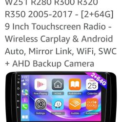 Android 13 Car Stereo for Mercedes Benz R Class W251 R280 R300 R320 R-2017 - [2+64G] 9 Inch Touchscreen Radio - Wireless Carplay & Android Aut