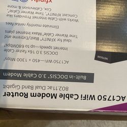 NET GEAR AC 1750 Cable Modem Router 