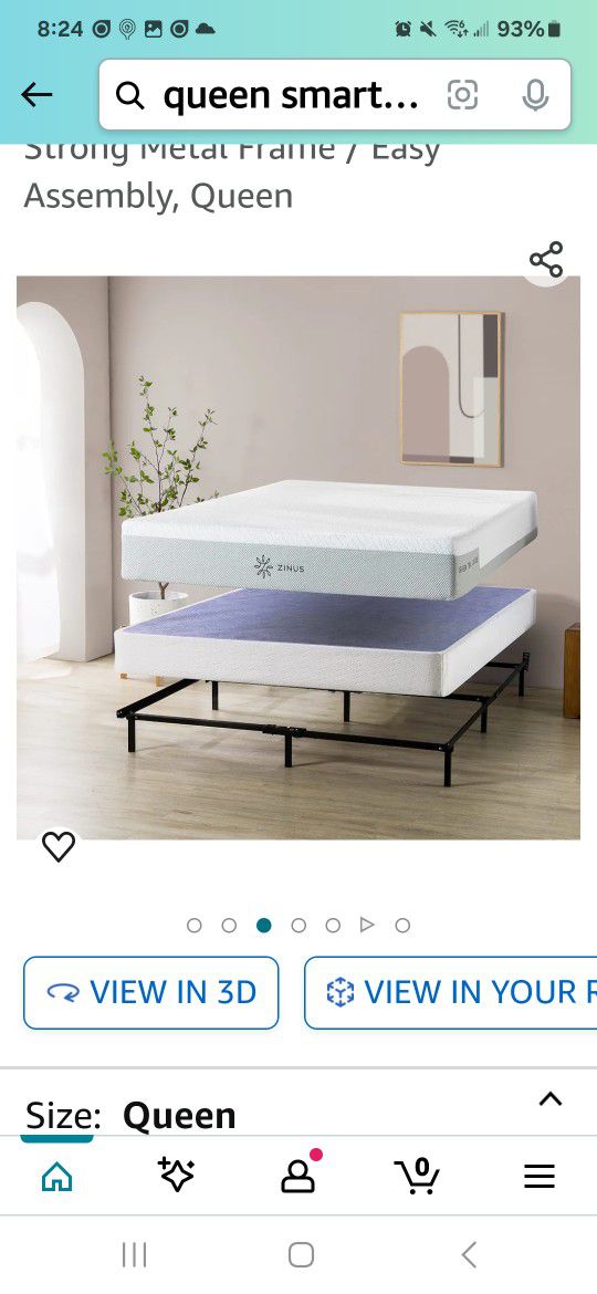 Queen Bed Box Spring/foundation 