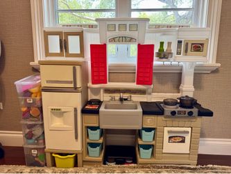 Little Tikes Play Kitchen with food, serve ware, accessories, etc.
