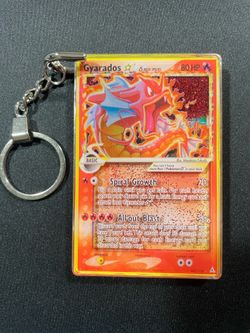Pokemon Shiny Gyarados Liquid Holo Keychain