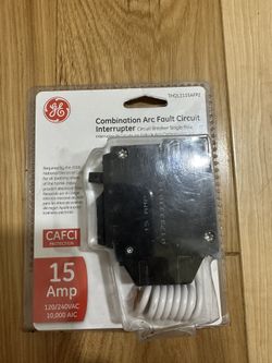 Combination Arc Fault Circuit Breaker 15 Amp, 20 Amp