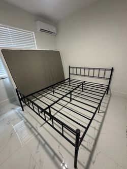 Bed frame and new therapeutic mattress