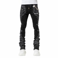 Guapi: Vintage Paisley Denim (size: 30) new