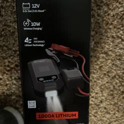 1000A LITHIUM JUMP STARTER + POWER PACK 