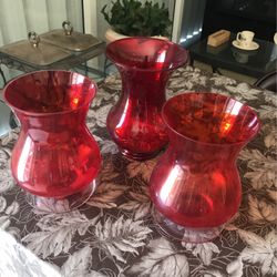 Red Vases