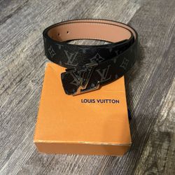 Louis Vuitton Black Monogram Belt