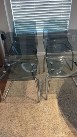 Acrylic Dining Chairs Set of 4