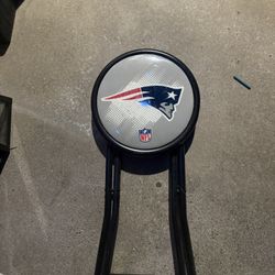 Fold Up Patriots Stool Just Stored 