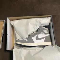 Air Jordan 1 “Washed Black” Aka Black/Fire Red - White Noir 