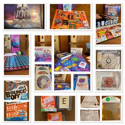 Electronic Games, Board Games And Card Games