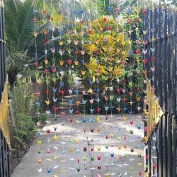Paper Cranes Wedding Decoration 