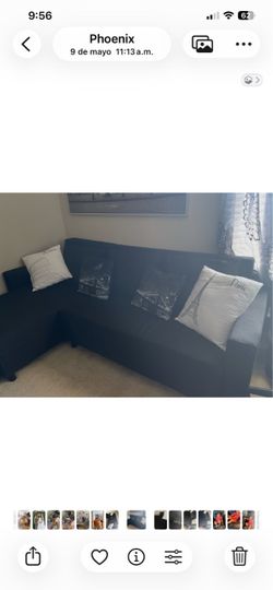 Sofá cama. No incluye cojines