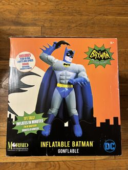 Rare Batman 7ft Inflatable Batman Toy NEW IN BOX