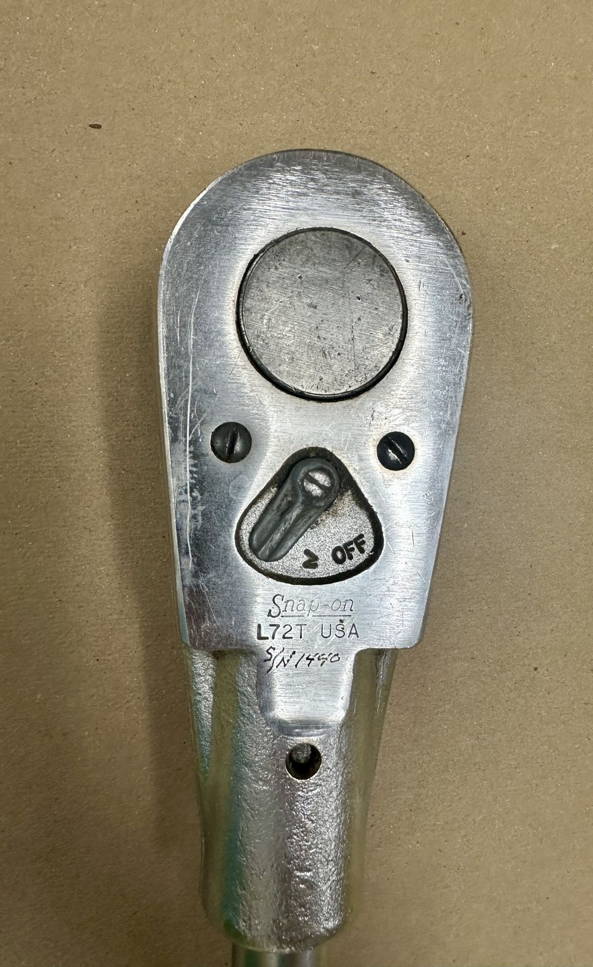 Snap On L72T 3/4 Drive Ratchet With Handle 