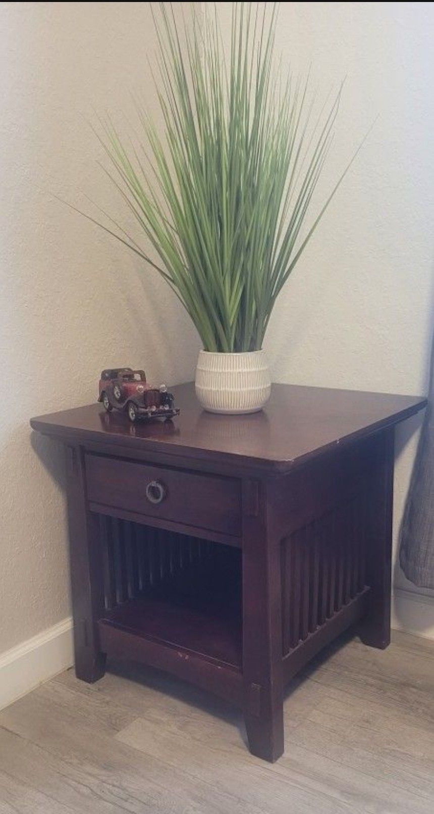 Hard wood.
