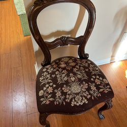 Victorian Upholstered Chair 
