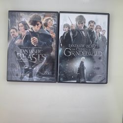 Fantastic Beasts 1&2 DVDs