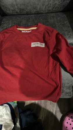 True religion burgundy t shirt boys
