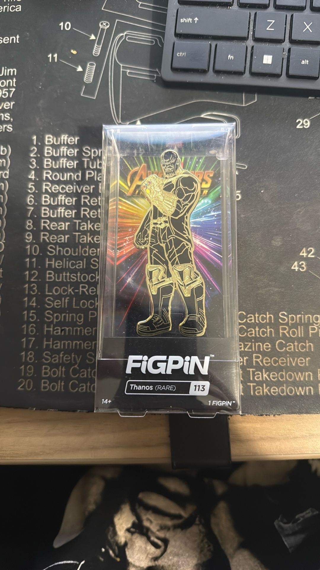 FigPin Thanos Rare 113 NIB Locked