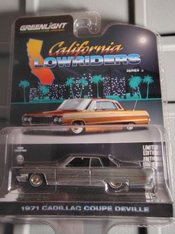 Greenlight California Lowriders 1971 Cadillac Coupe DeVille RAW Chase