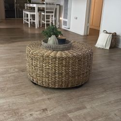 Rattan Wayfair Ottoman 