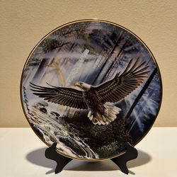Franklin Mint Decorative Plate by Ronald Van Ruyskevett "The Promise Of Freedom”