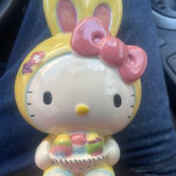 Hello Kitty Easter Bunny Ceramic