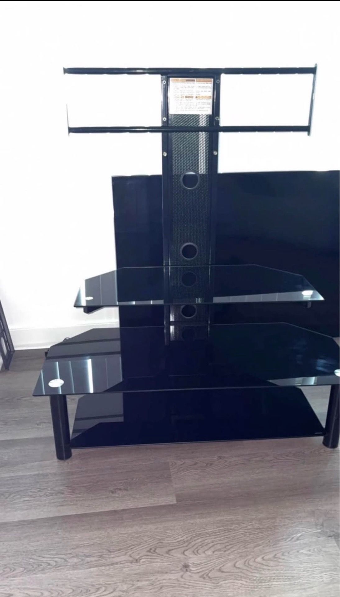 3 tier tv stand with mount