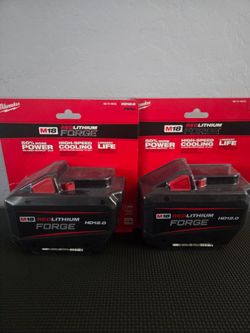 Milwaukee M18 Forge 12.0 batteries