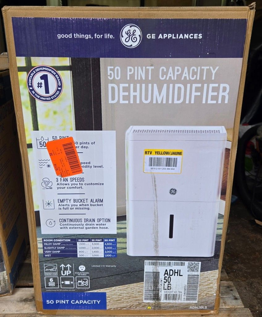 50 Pint Dehumidifier