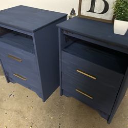Navy Side Tables 