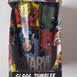 Marvel Glass Tumbler 16 Oz 