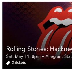 Rolling Stones tickets! (2) for $150 - *$20 deposit required before tickets are transferred*