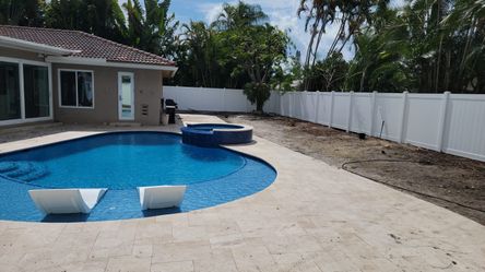 Fence White PVC Privacy