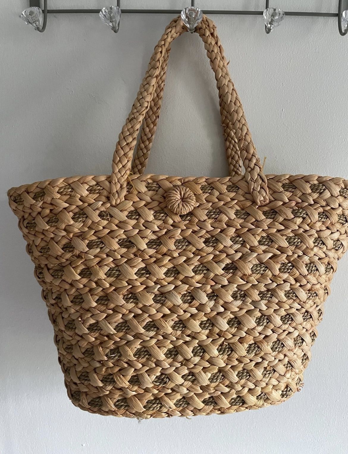 Lancôme Straw Tote Bag
