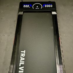 TrailViber Walking Pad Treadmill – 12% Auto Incline, 450 lb Capacity, Like New