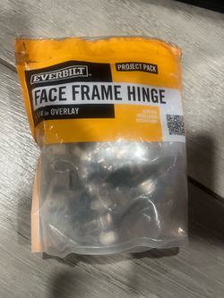 Everbilt 5 Pair Face Frames 35 mm 105-Degree 1-1/4 in. Overlay Nickel Cabinet Hinge (10 Pieces)