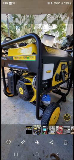 Brand new champion Generator 7850 watts gas and propane